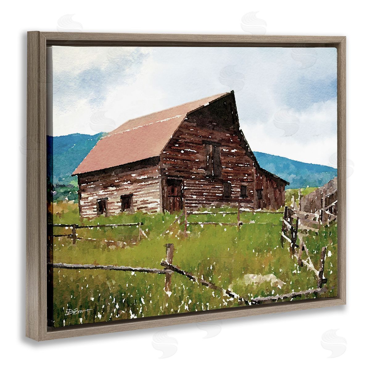 Denise Brown Charming Country Cabin Scenery