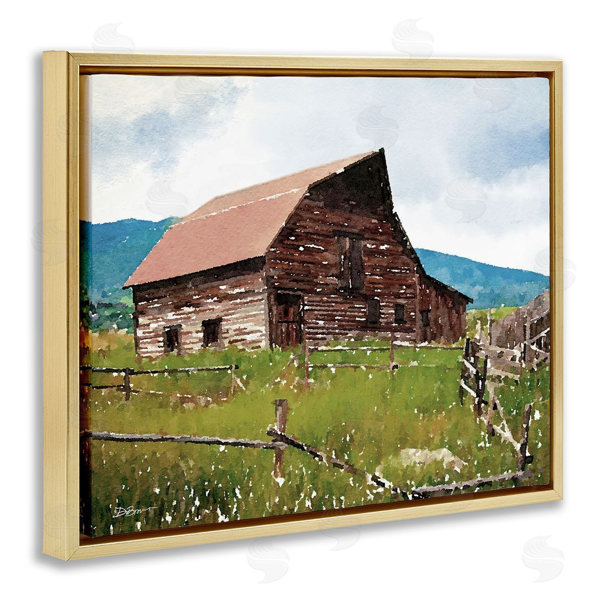 Denise Brown Charming Country Cabin Scenery