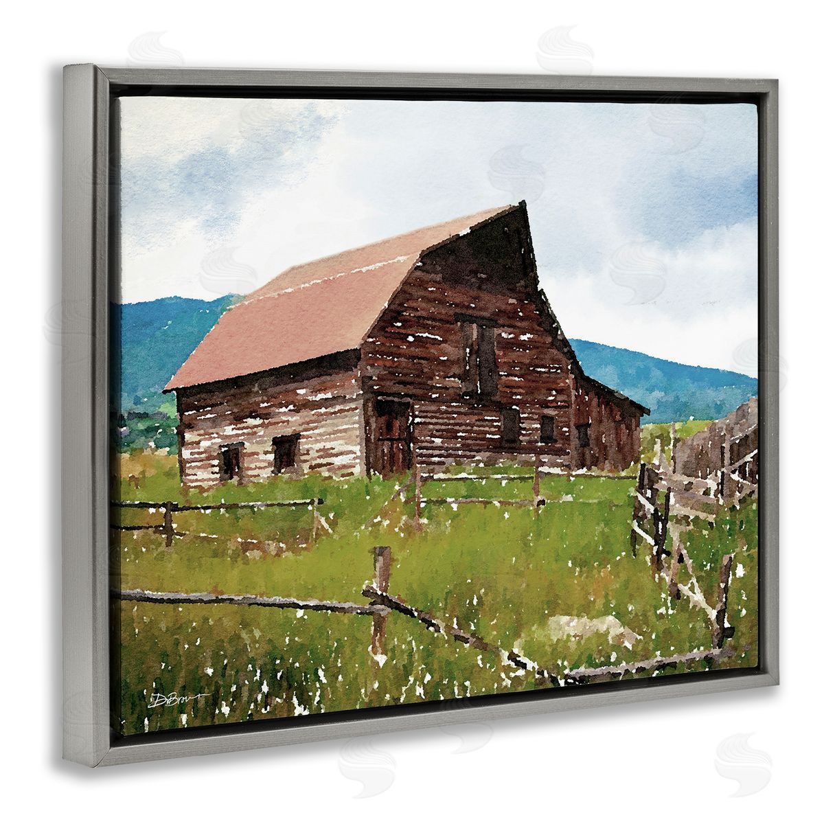 Denise Brown Charming Country Cabin Scenery