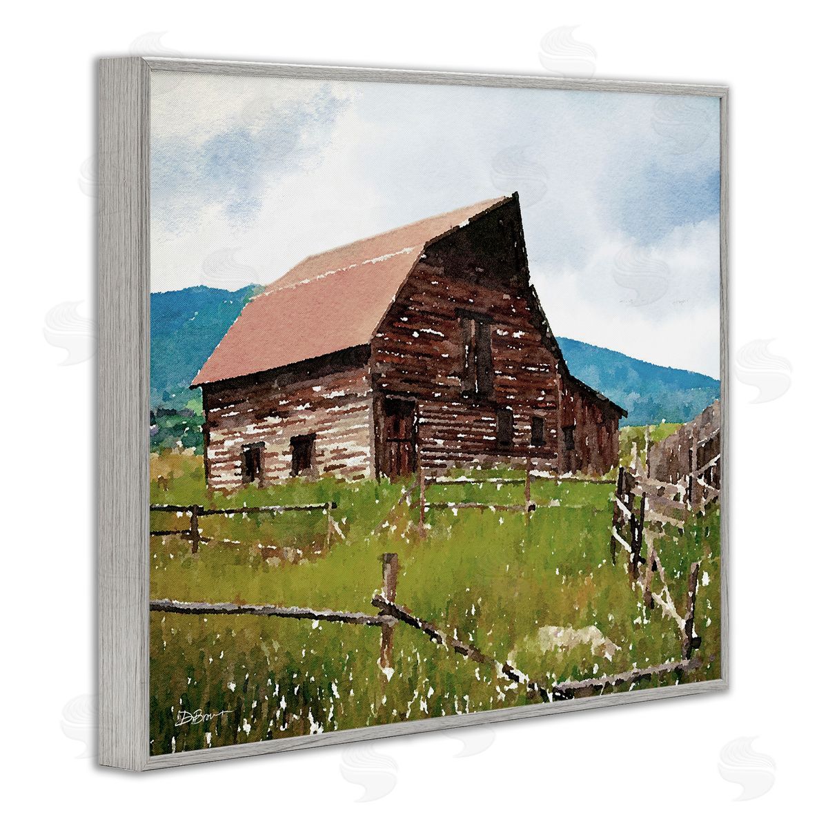 Denise Brown Charming Country Cabin Scenery