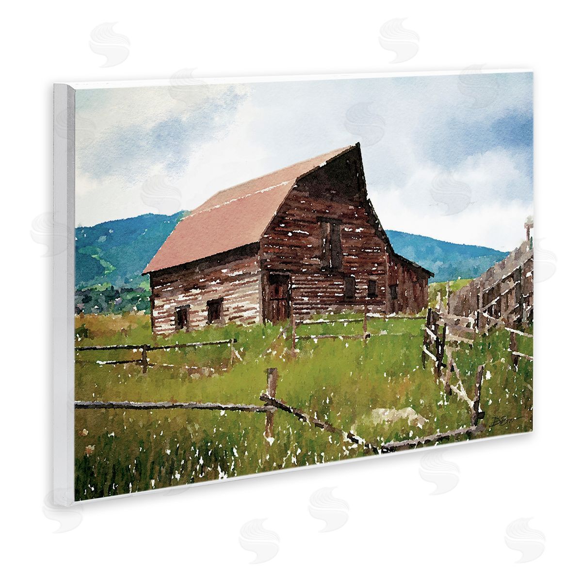 Denise Brown Charming Country Cabin Scenery
