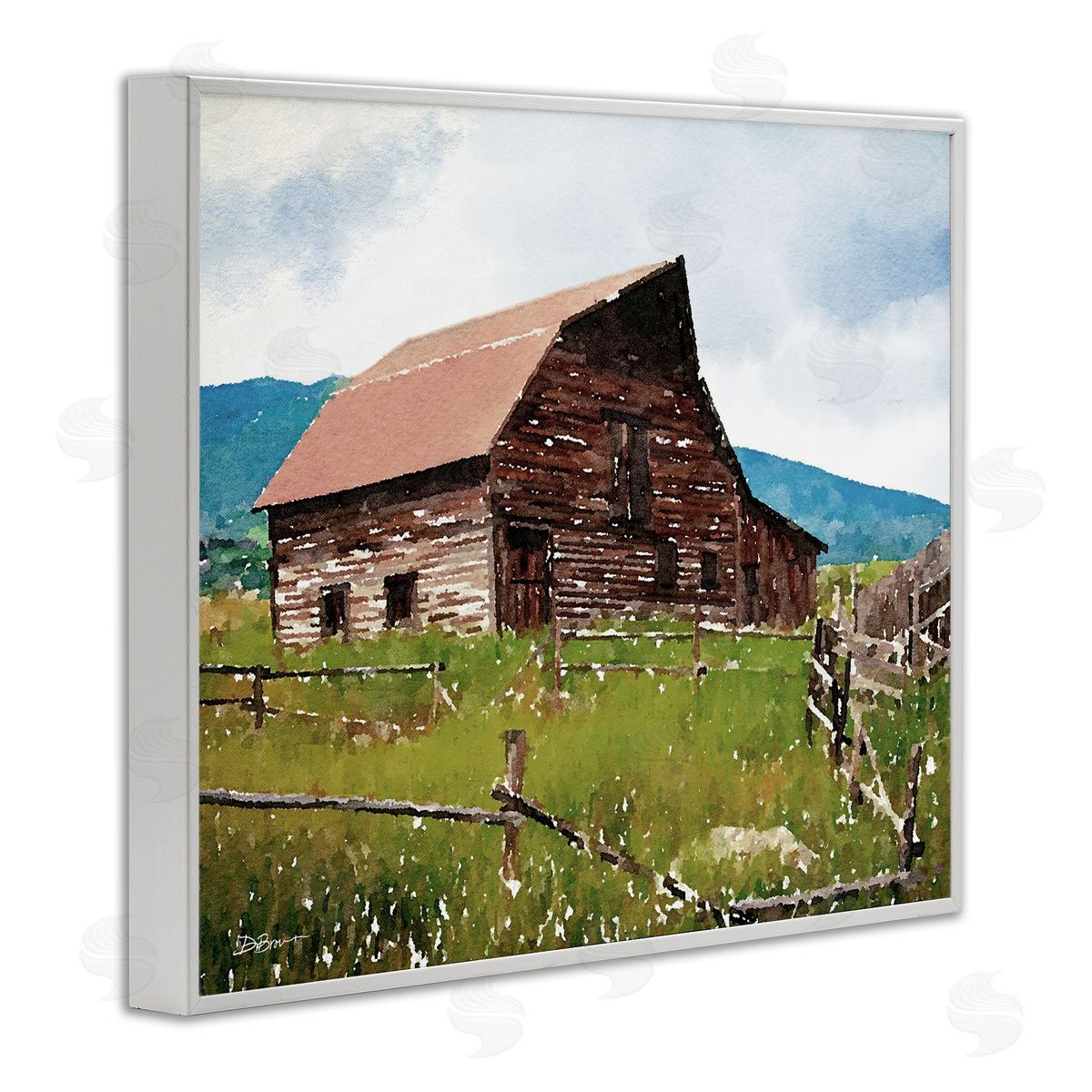 Denise Brown Charming Country Cabin Scenery