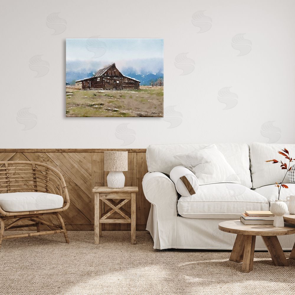 Denise Brown Rural Countryside Cabin Landscape