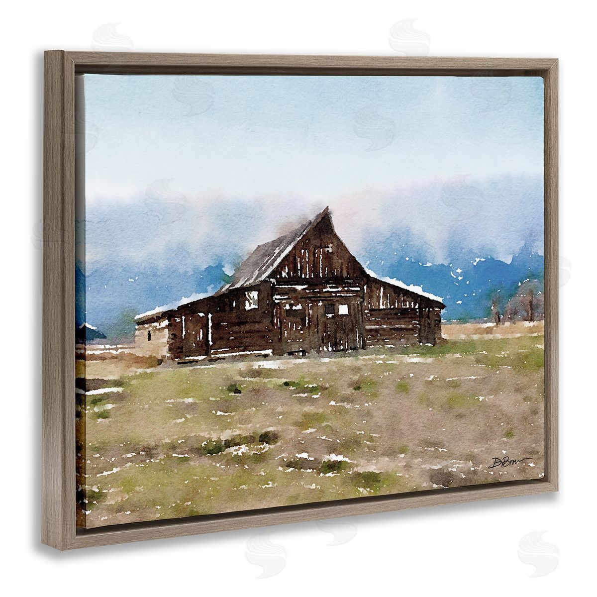 Denise Brown Rural Countryside Cabin Landscape