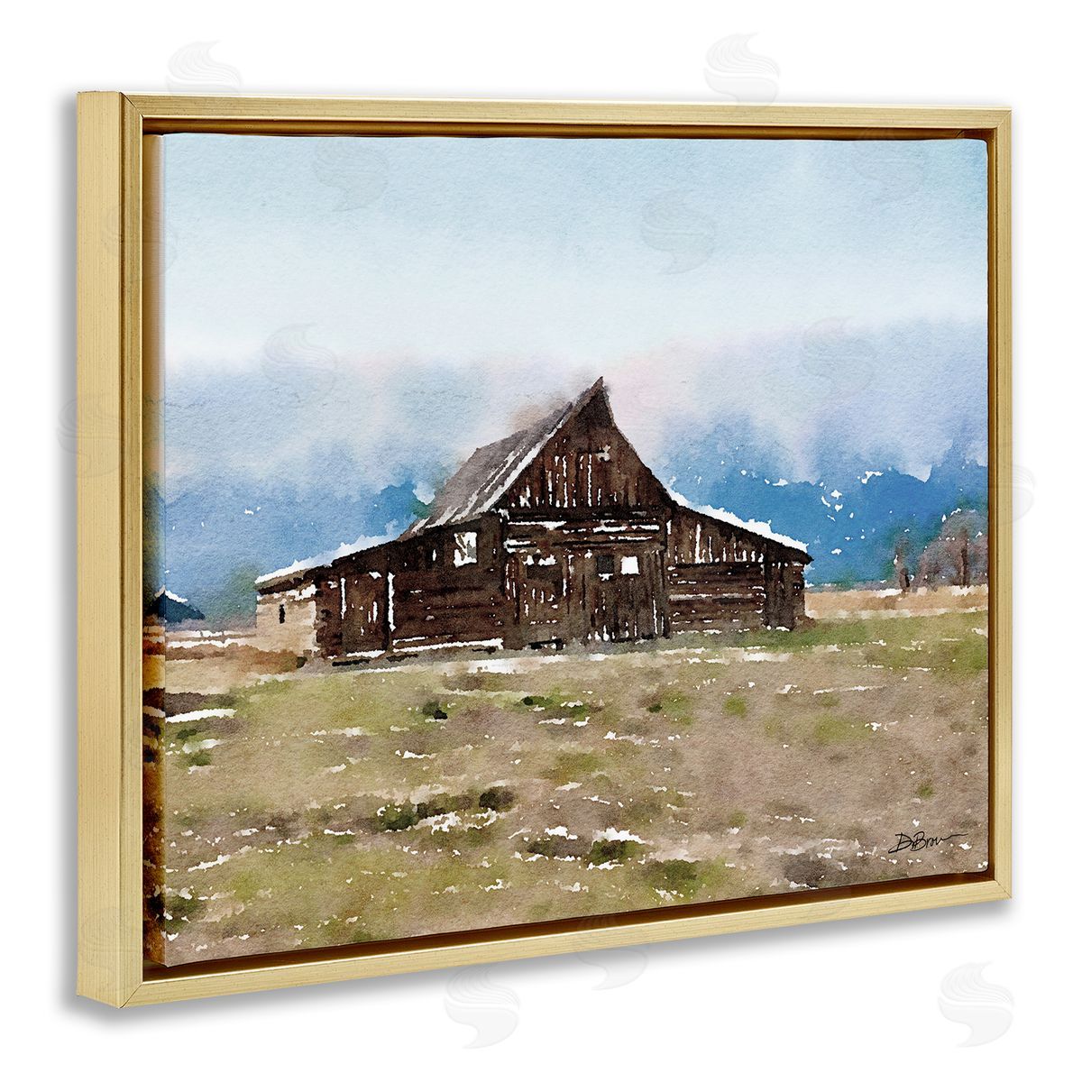 Denise Brown Rural Countryside Cabin Landscape