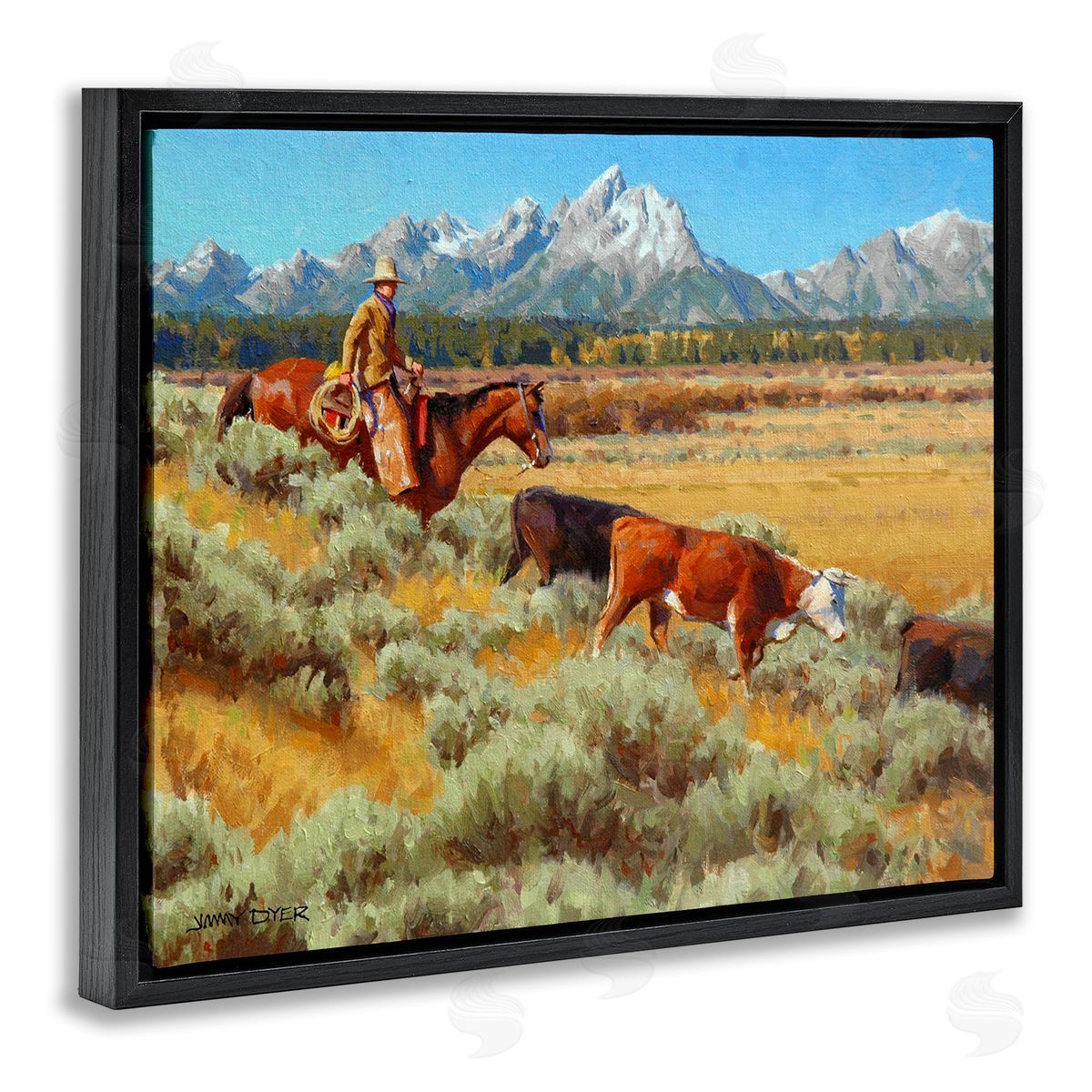 Jimmy Dyer Western Ranch Horse Cattle