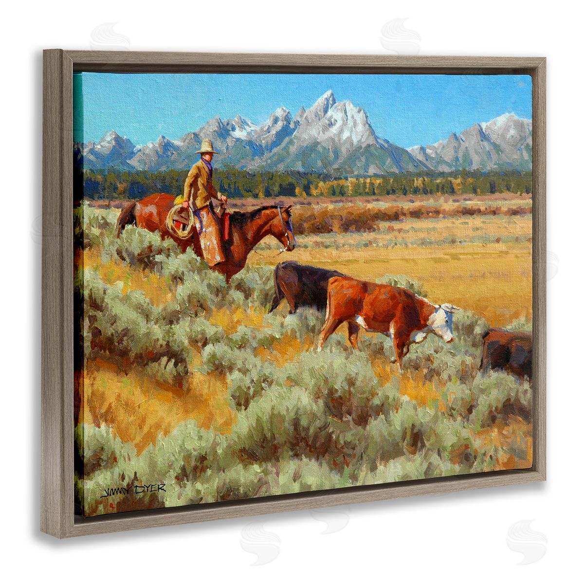 Jimmy Dyer Western Ranch Horse Cattle