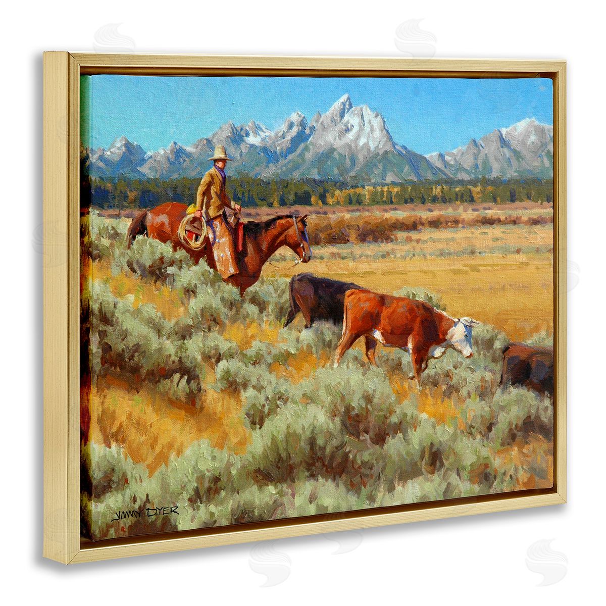 Jimmy Dyer Western Ranch Horse Cattle