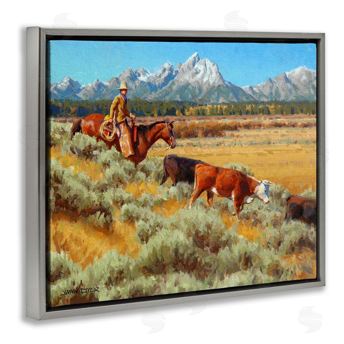 Jimmy Dyer Western Ranch Horse Cattle