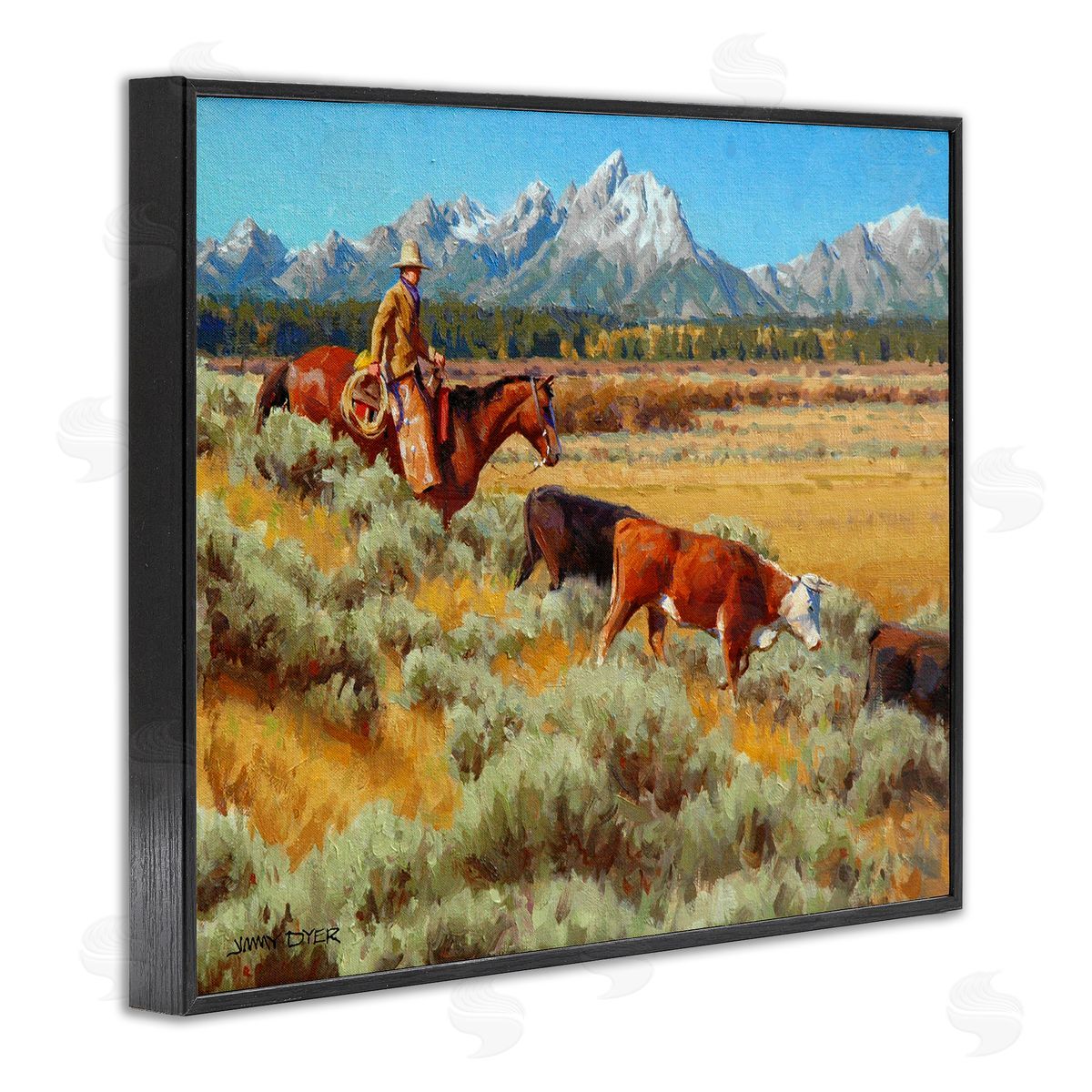 Jimmy Dyer Western Ranch Horse Cattle