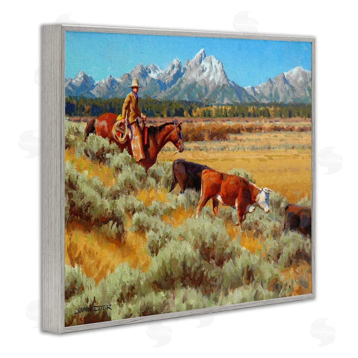 Jimmy Dyer Western Ranch Horse Cattle