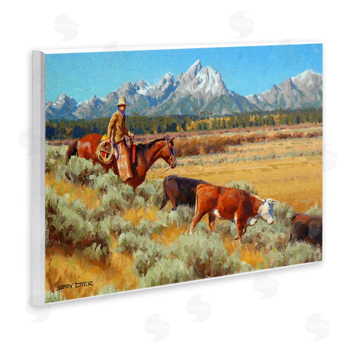 Jimmy Dyer Western Ranch Horse Cattle