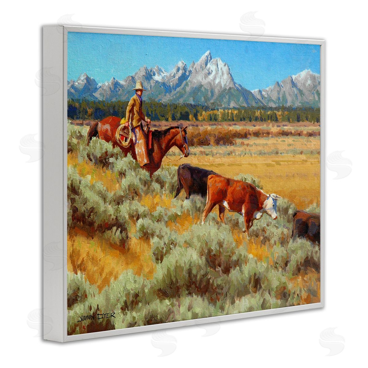 Jimmy Dyer Western Ranch Horse Cattle