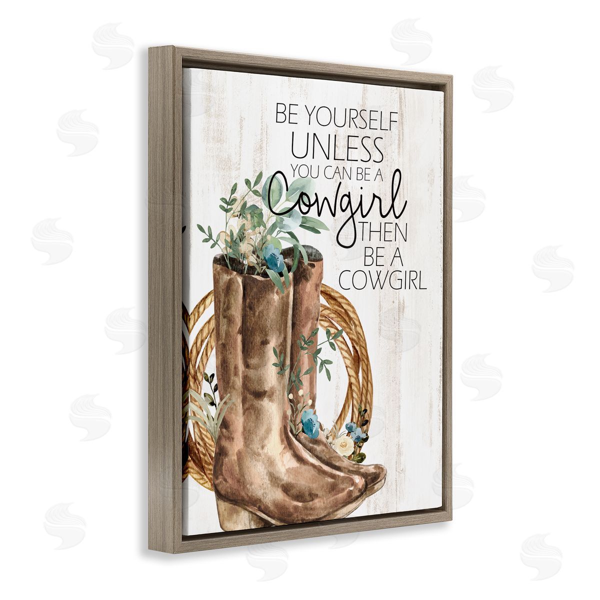 Kim Allen Be Yourself Or A Cowgirl Floral Boots