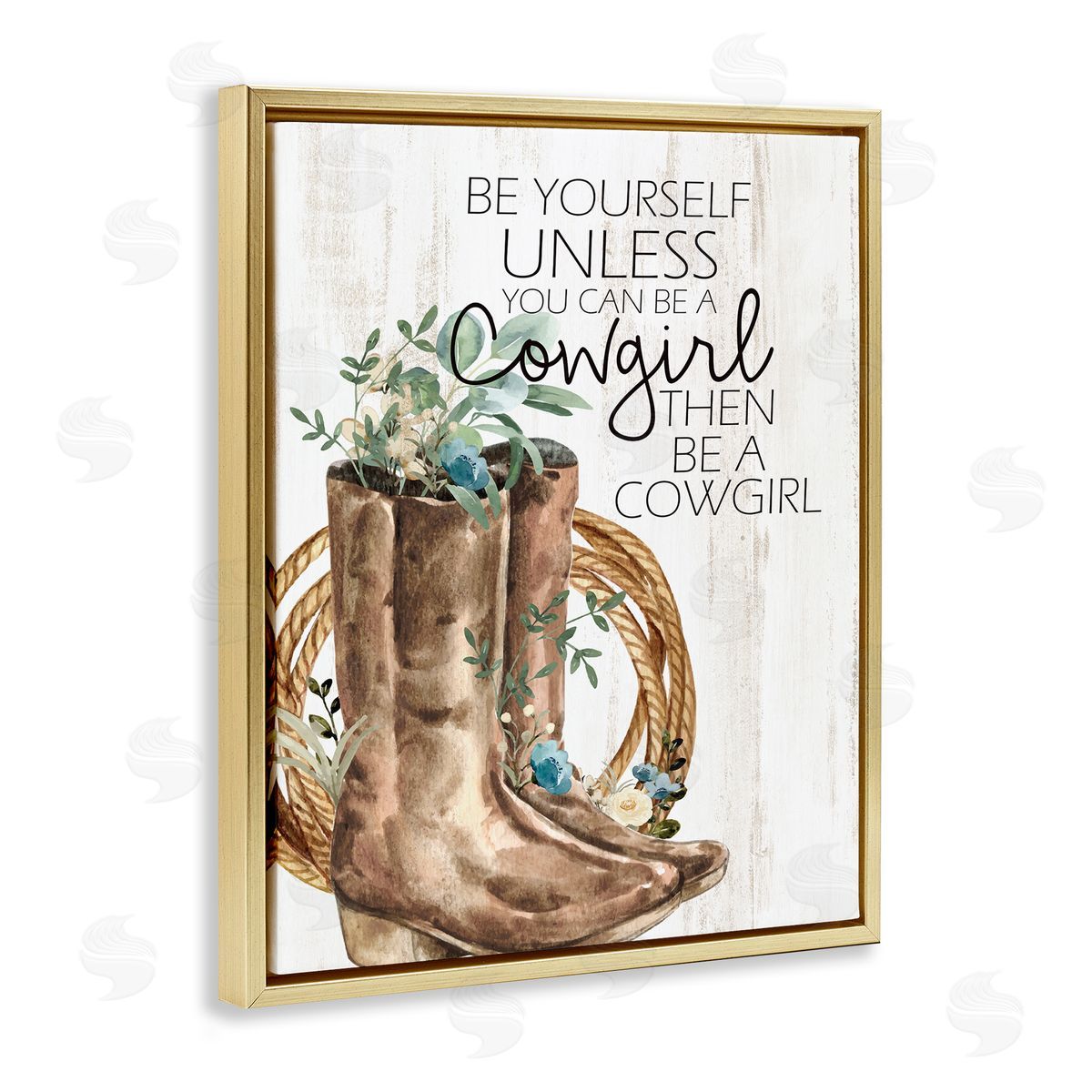 Kim Allen Be Yourself Or A Cowgirl Floral Boots