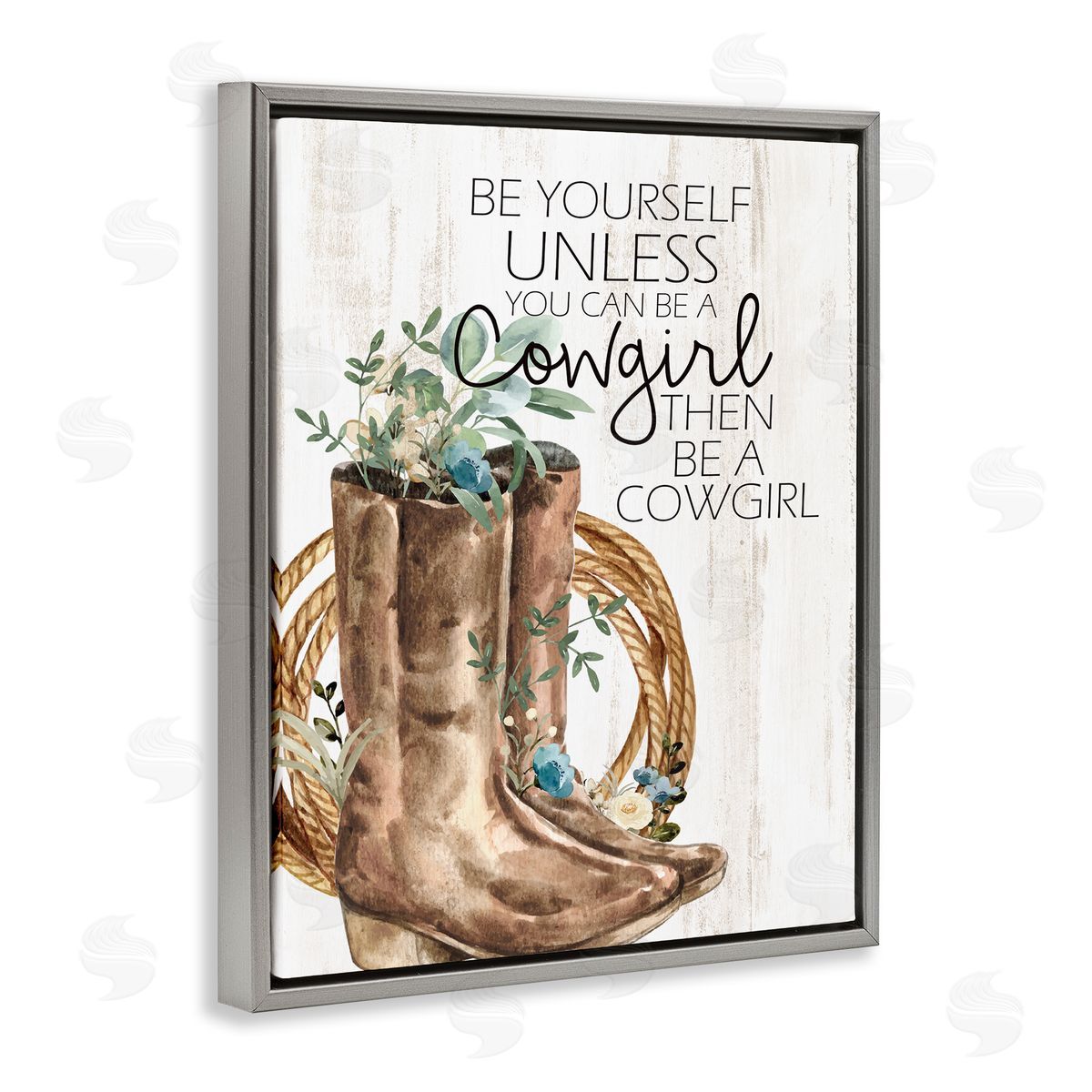 Kim Allen Be Yourself Or A Cowgirl Floral Boots