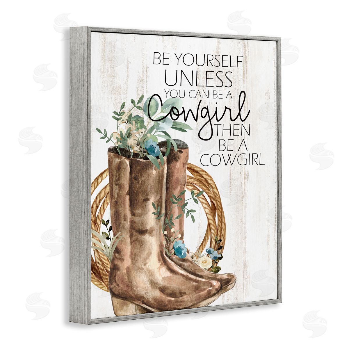 Kim Allen Be Yourself Or A Cowgirl Floral Boots