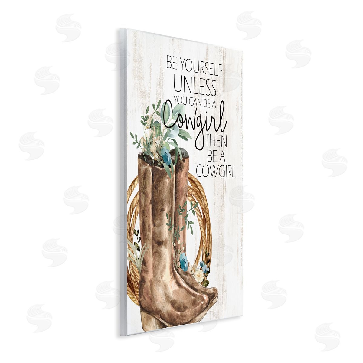 Kim Allen Be Yourself Or A Cowgirl Floral Boots