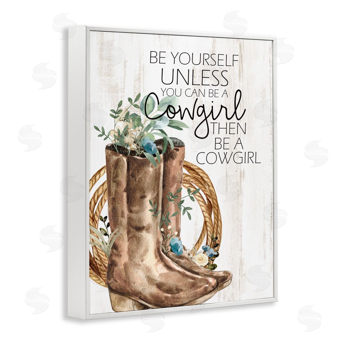 Kim Allen Be Yourself Or A Cowgirl Floral Boots