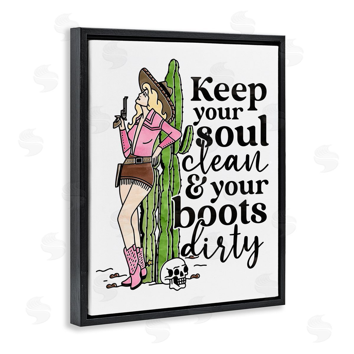Erica Billups Keep Soul Clean & Boots Dirty Phrase