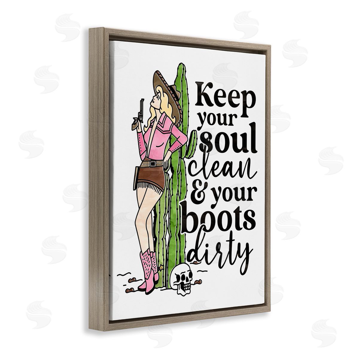 Erica Billups Keep Soul Clean & Boots Dirty Phrase