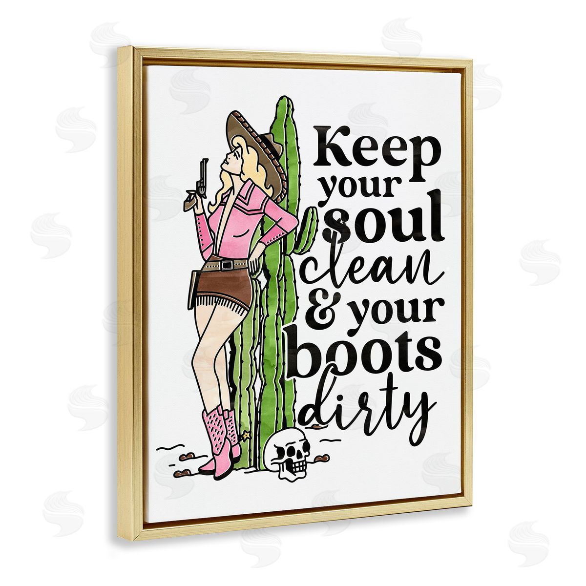 Erica Billups Keep Soul Clean & Boots Dirty Phrase