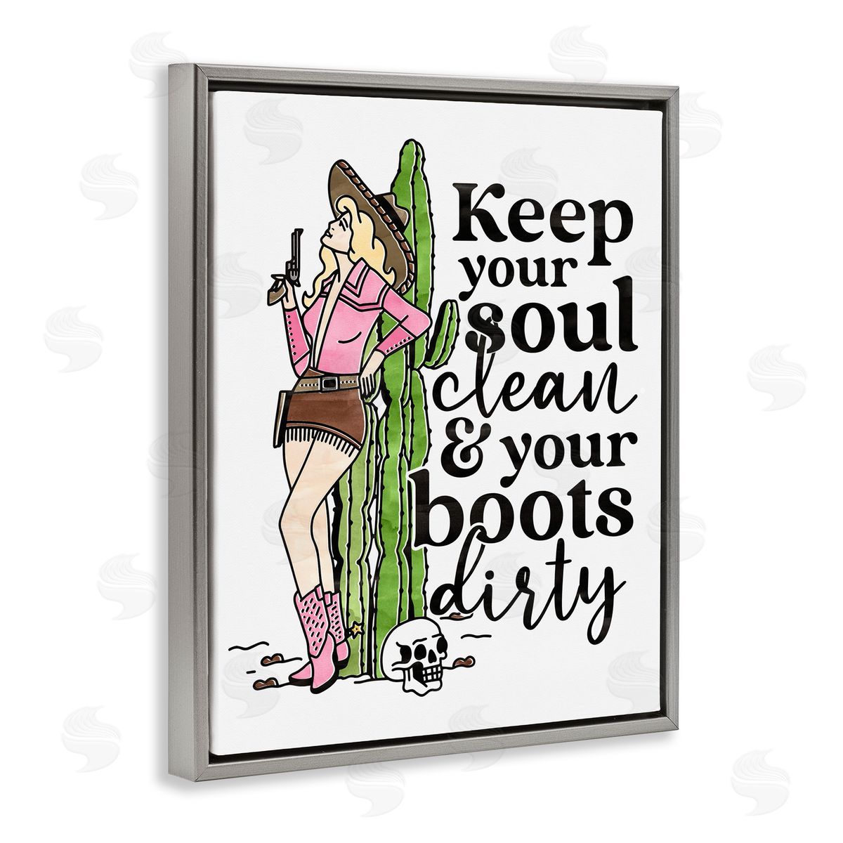 Erica Billups Keep Soul Clean & Boots Dirty Phrase