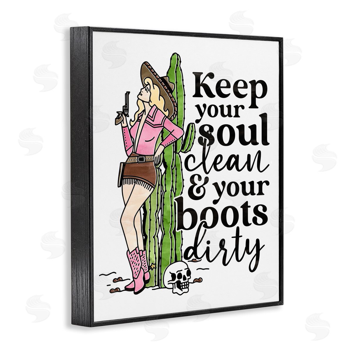 Erica Billups Keep Soul Clean & Boots Dirty Phrase