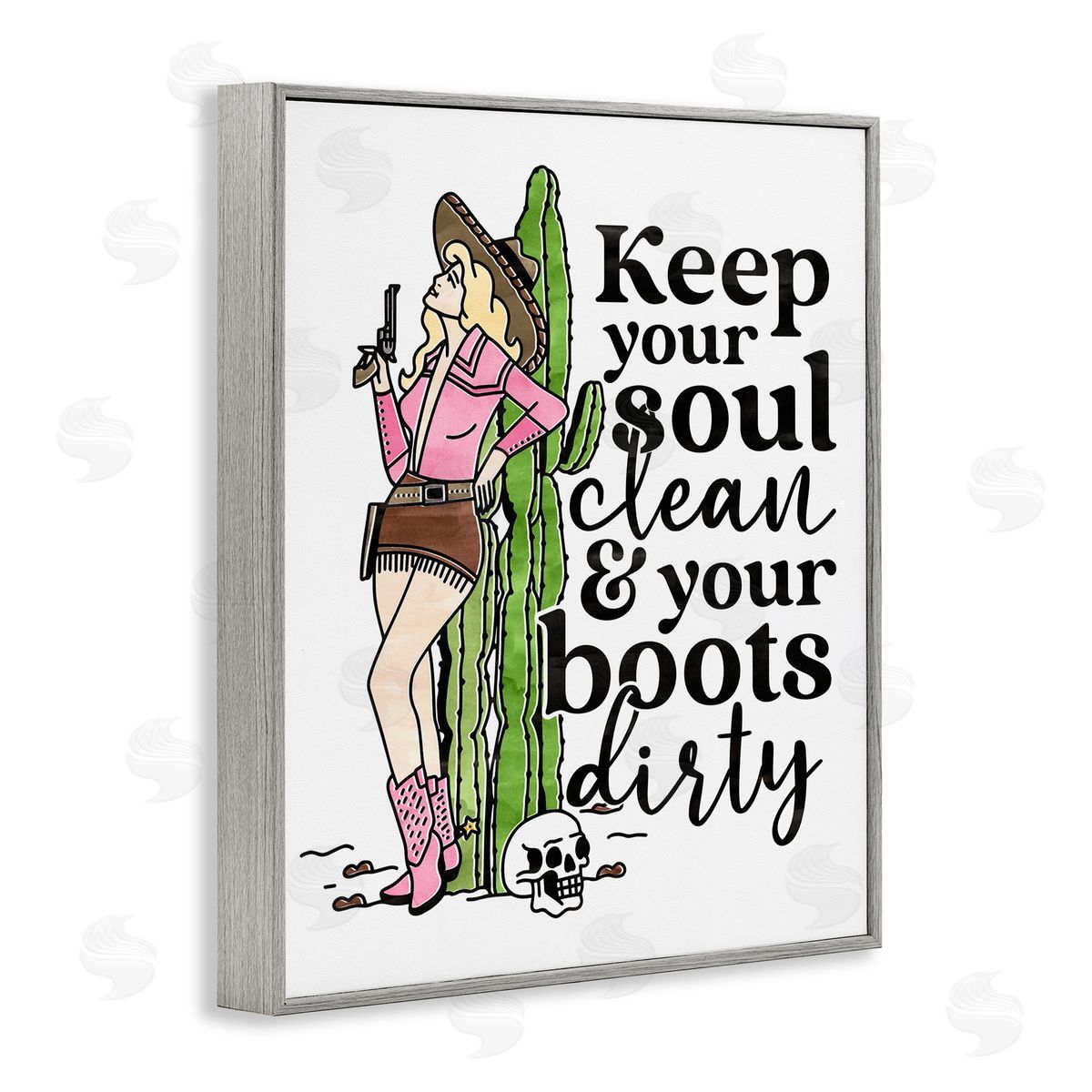 Erica Billups Keep Soul Clean & Boots Dirty Phrase
