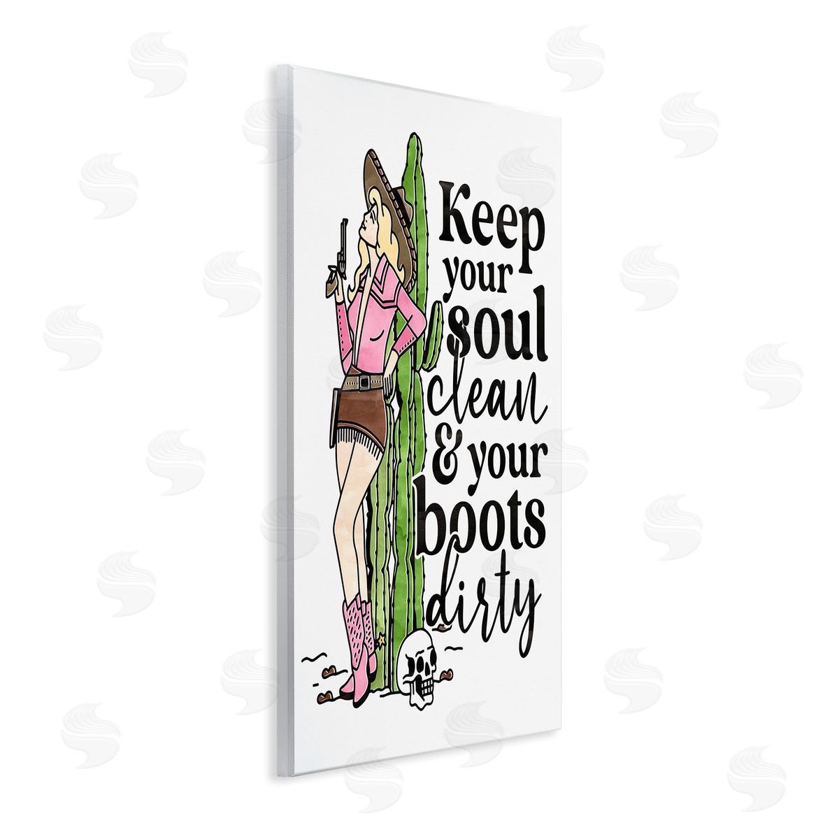Erica Billups Keep Soul Clean & Boots Dirty Phrase