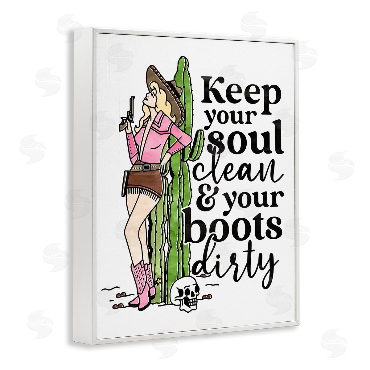 Erica Billups Keep Soul Clean & Boots Dirty Phrase