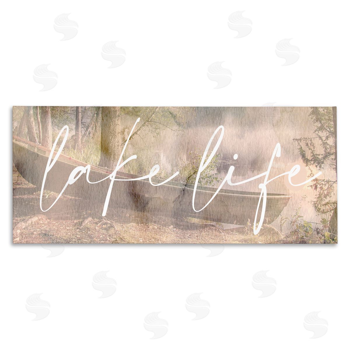 Stupell Studio Lake Life Forest Nature Canoe