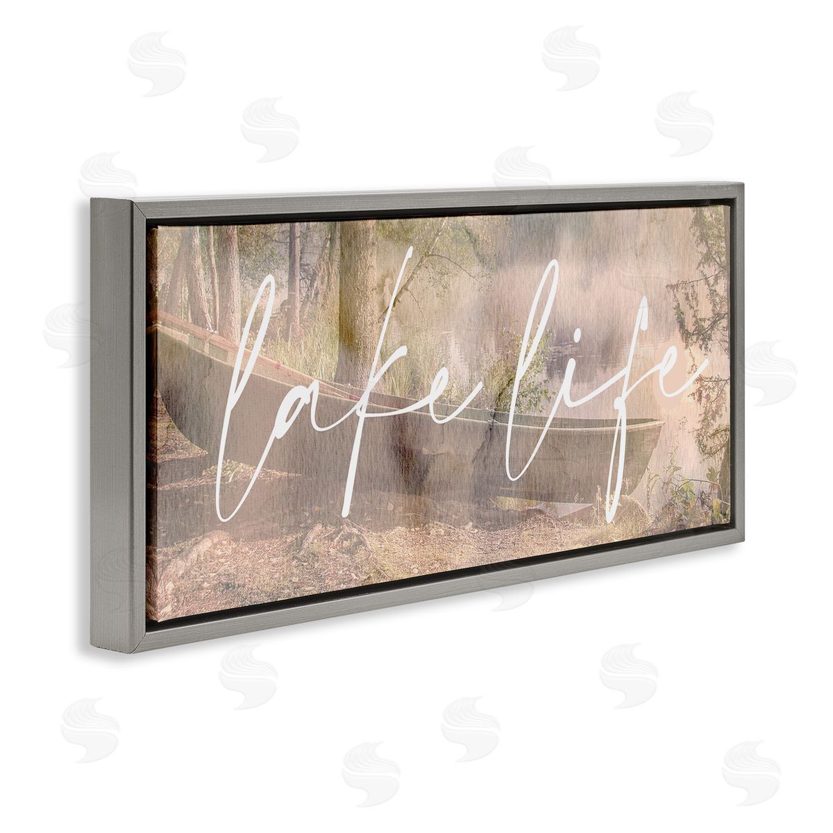 Stupell Studio Lake Life Forest Nature Canoe