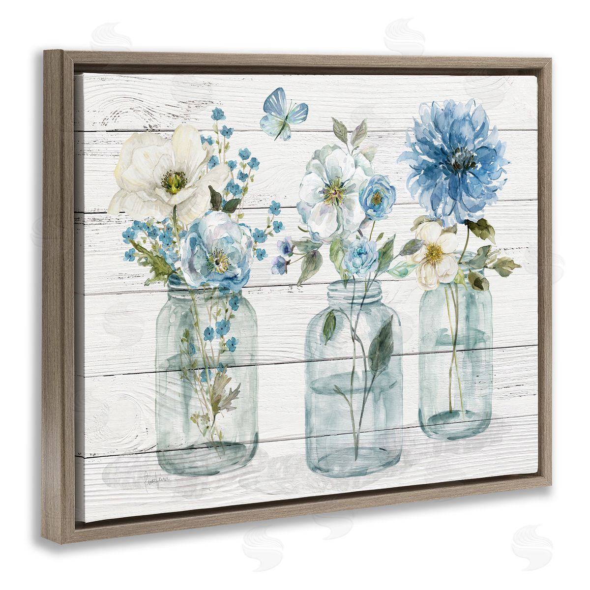 Livi Finn Blue Country Jar Bouquets