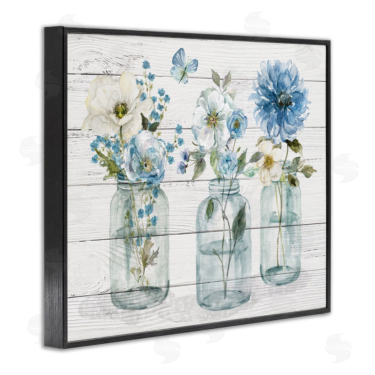 Livi Finn Blue Country Jar Bouquets