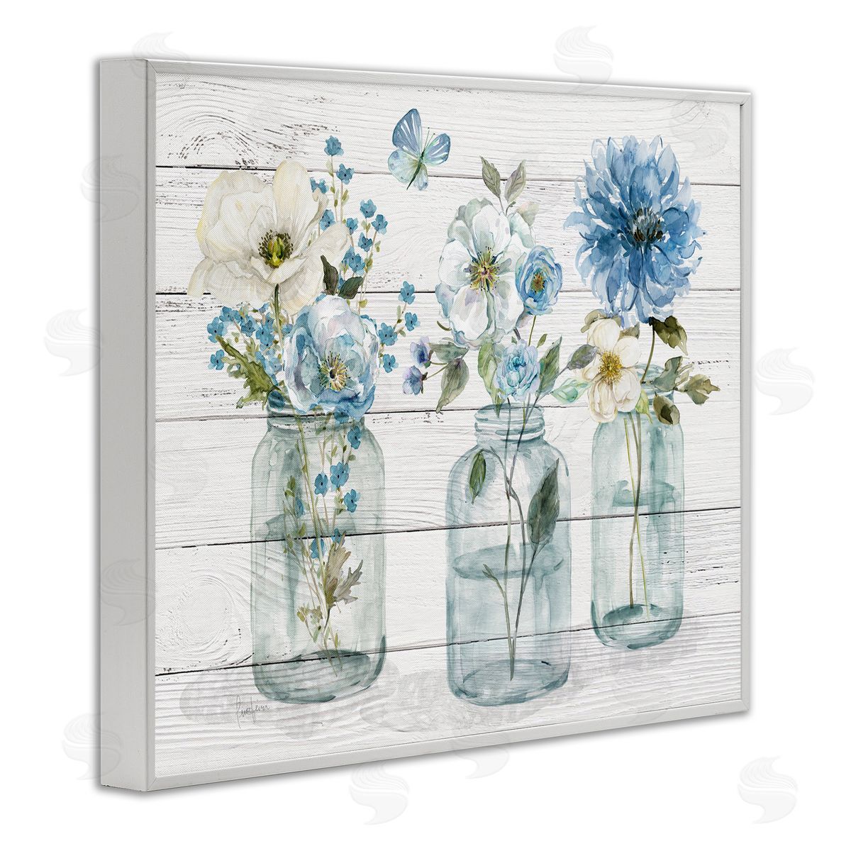 Livi Finn Blue Country Jar Bouquets