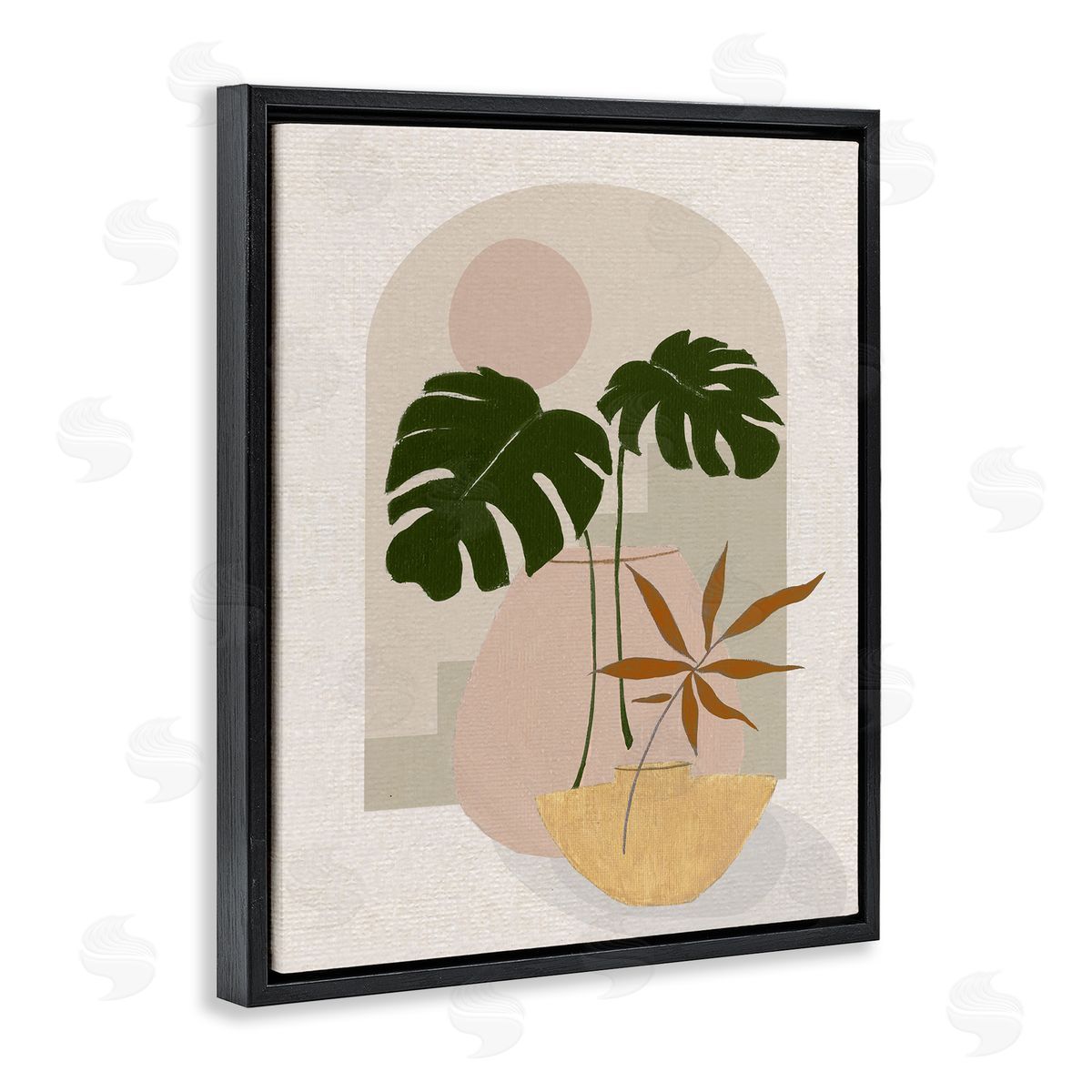 Janet Tava Tropical Geometric Plant Shapes
