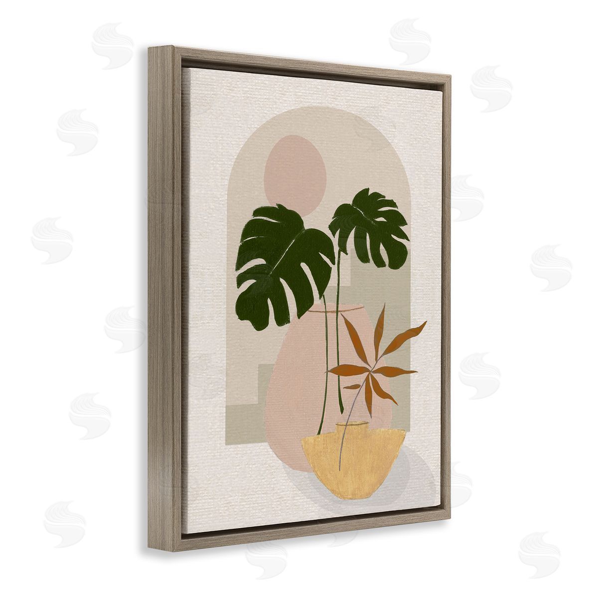 Janet Tava Tropical Geometric Plant Shapes