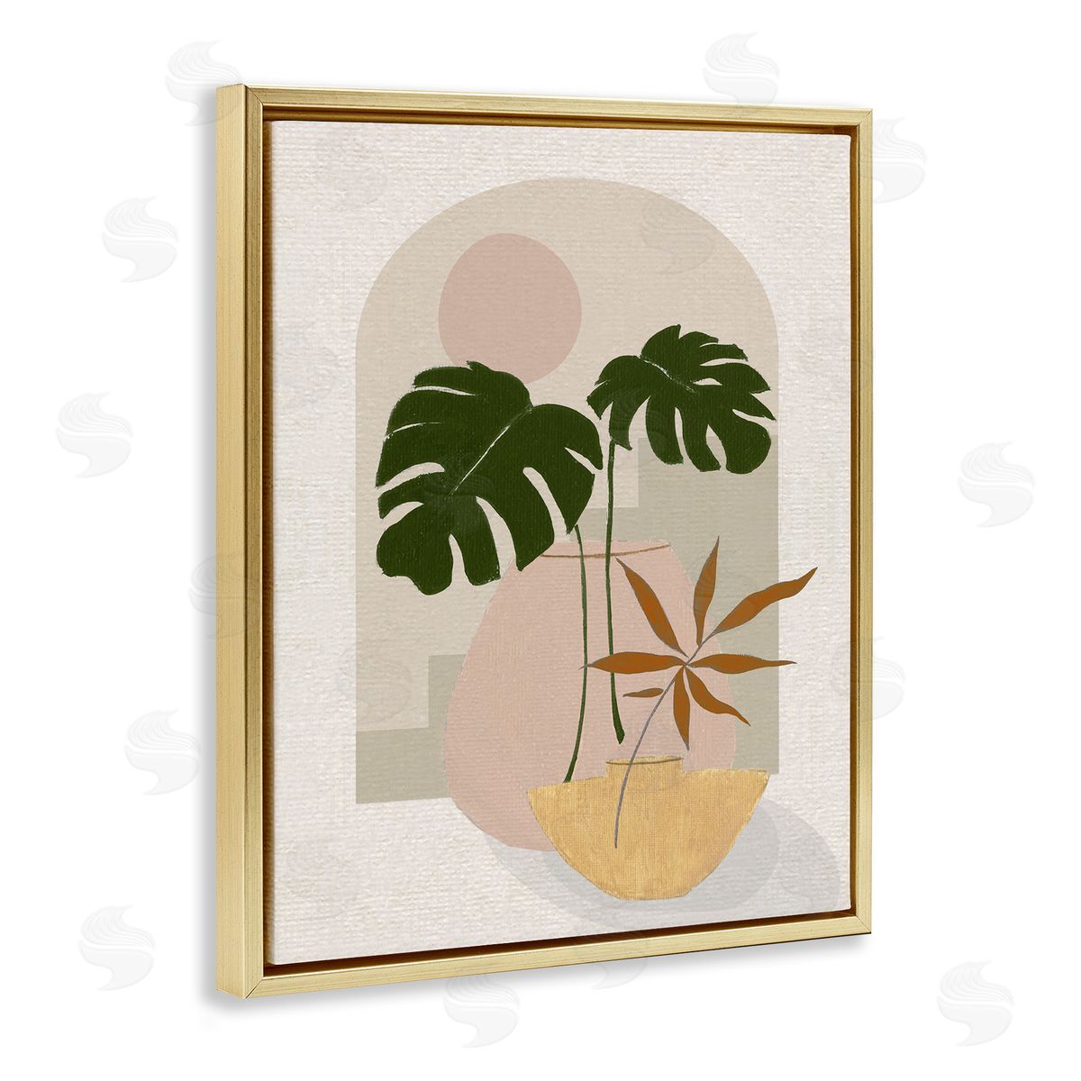 Janet Tava Tropical Geometric Plant Shapes