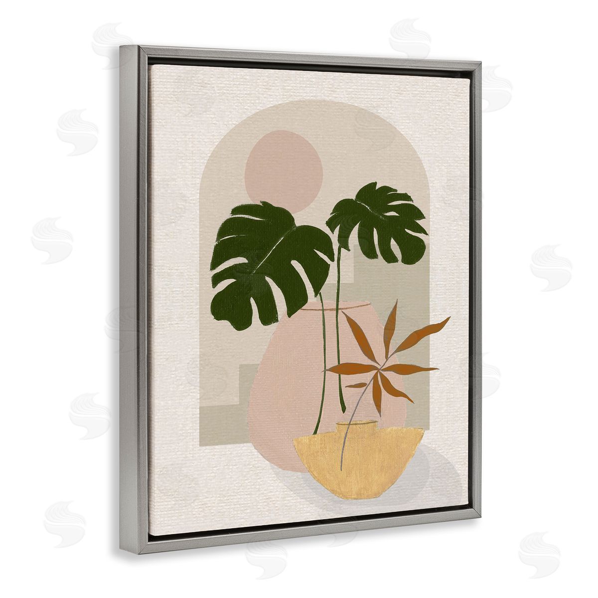 Janet Tava Tropical Geometric Plant Shapes