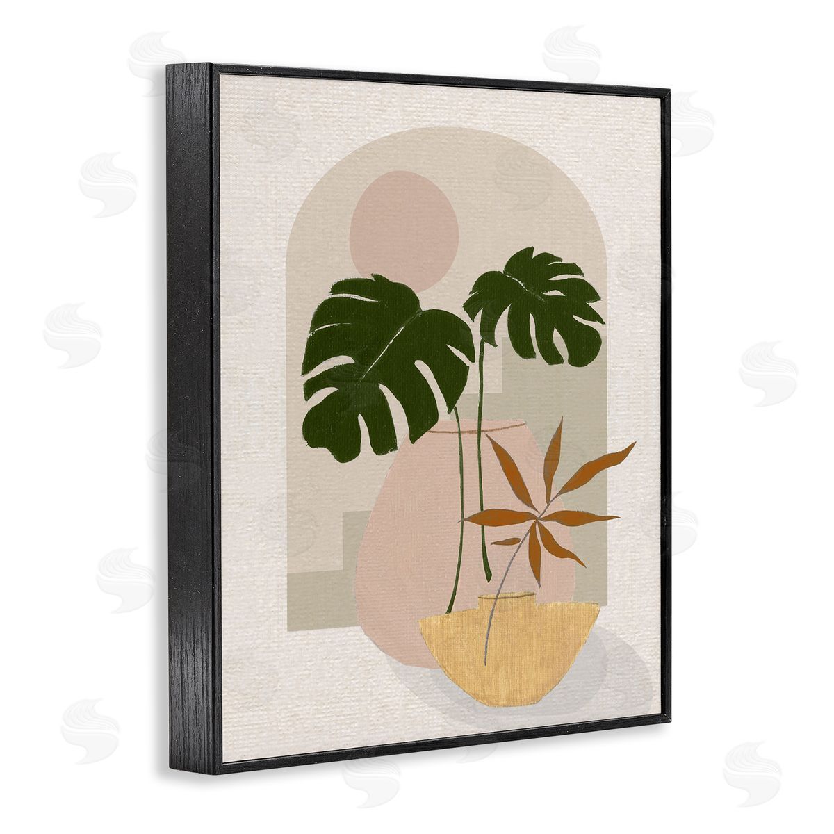 Janet Tava Tropical Geometric Plant Shapes