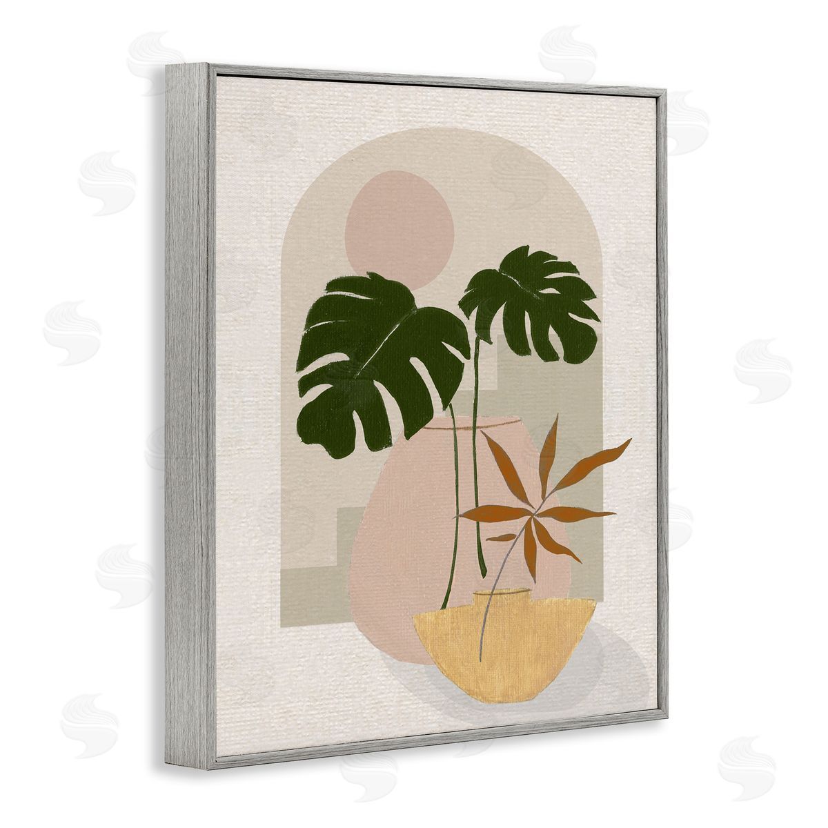 Janet Tava Tropical Geometric Plant Shapes