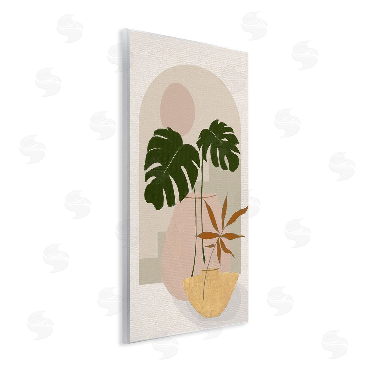Janet Tava Tropical Geometric Plant Shapes