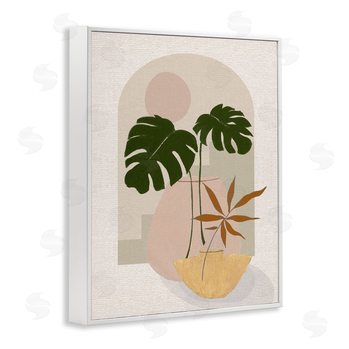 Janet Tava Tropical Geometric Plant Shapes
