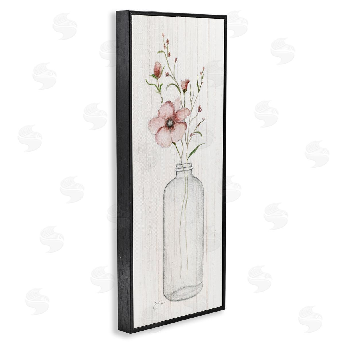 Janet Tava Pink Flower Buds Vase Arrangement