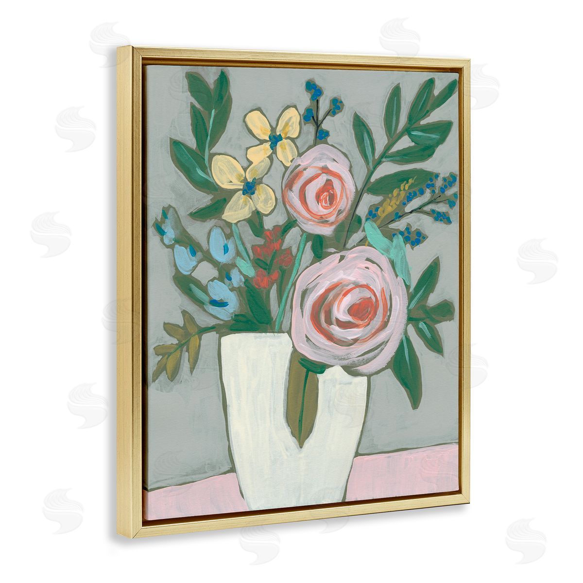 Jennifer Goldberger Mixed Rose Bouquet Abstract