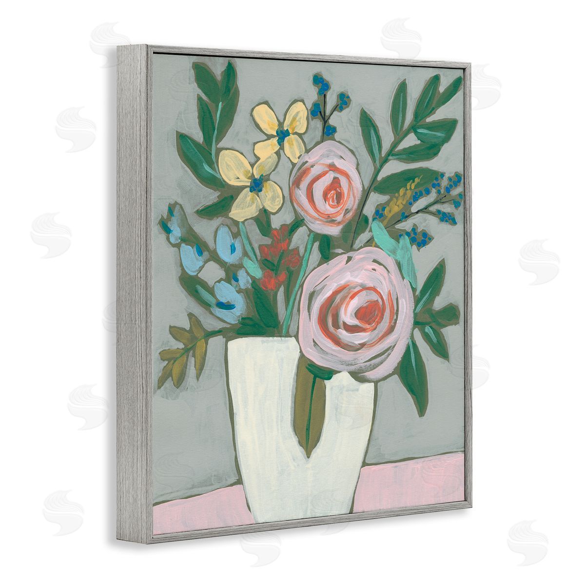 Jennifer Goldberger Mixed Rose Bouquet Abstract