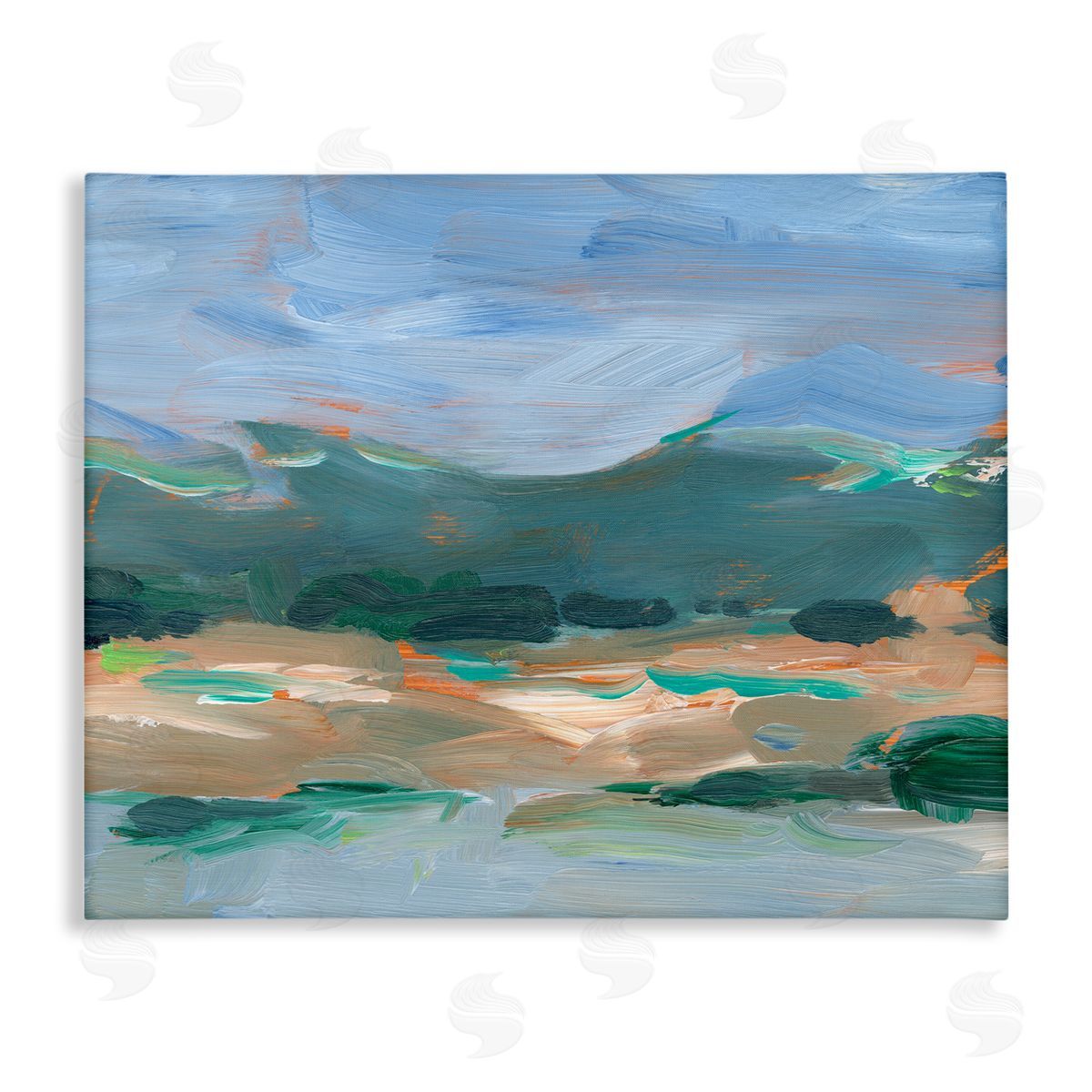 Ethan Harper Abstract Landscape Blue Sky Scenery