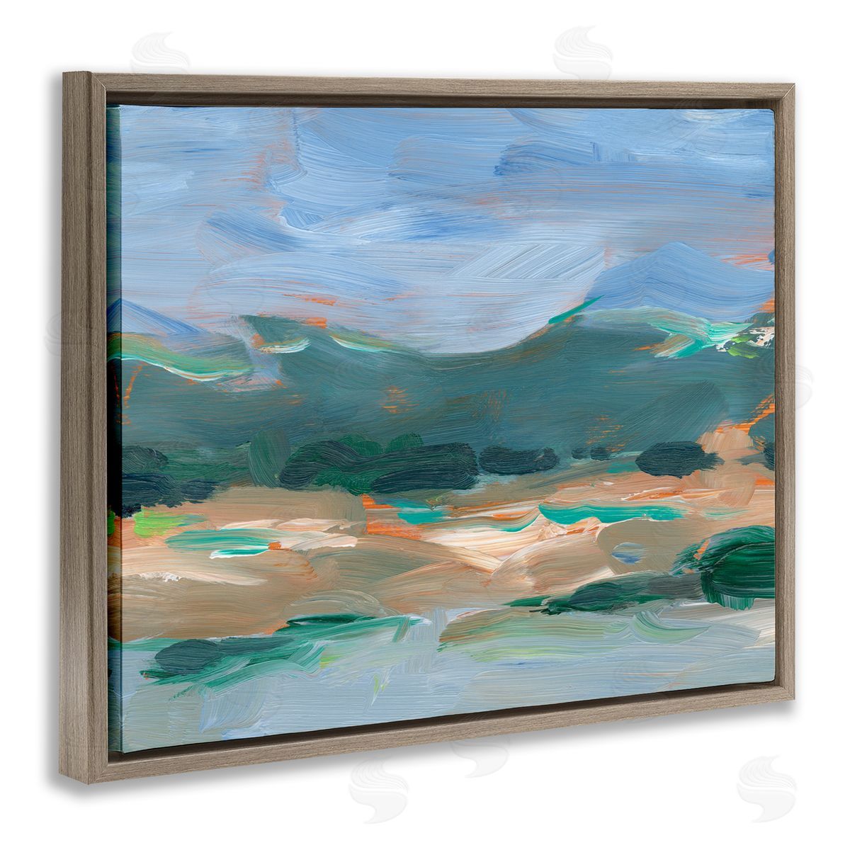 Ethan Harper Abstract Landscape Blue Sky Scenery