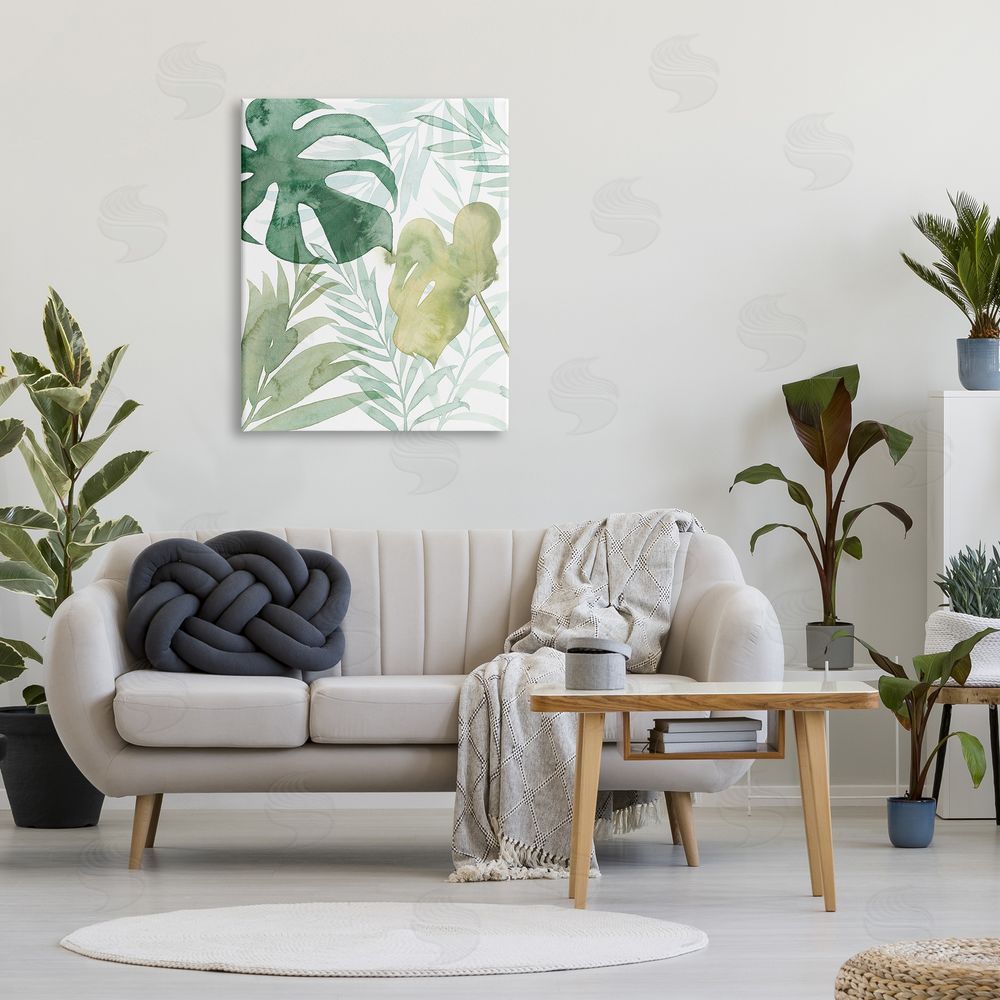 Grace Popp Layered Tropical Botanical Leaves